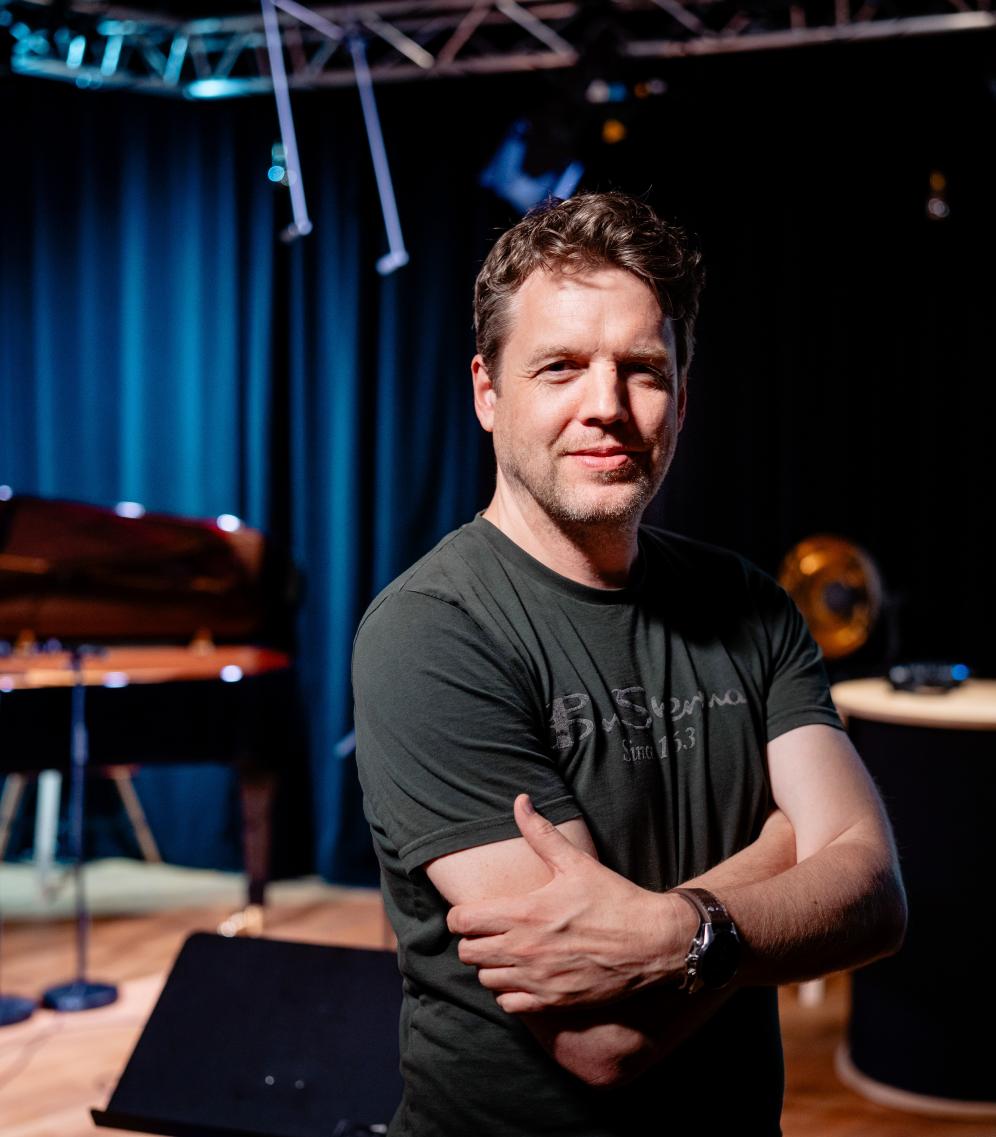 Jens F. Meier Jens F. Meier im AV-Studio
