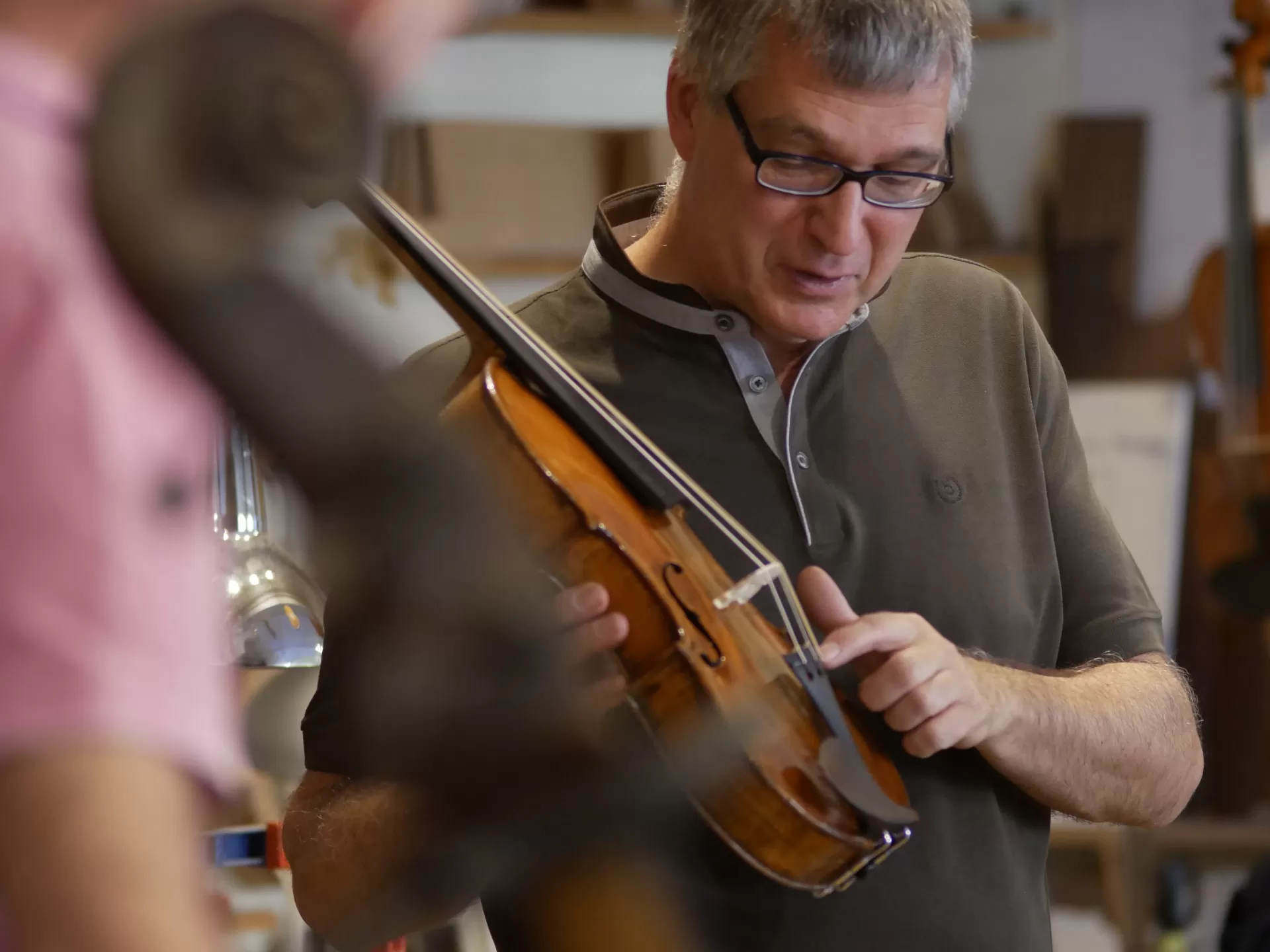 Besuch Geigenbauer Jacobi