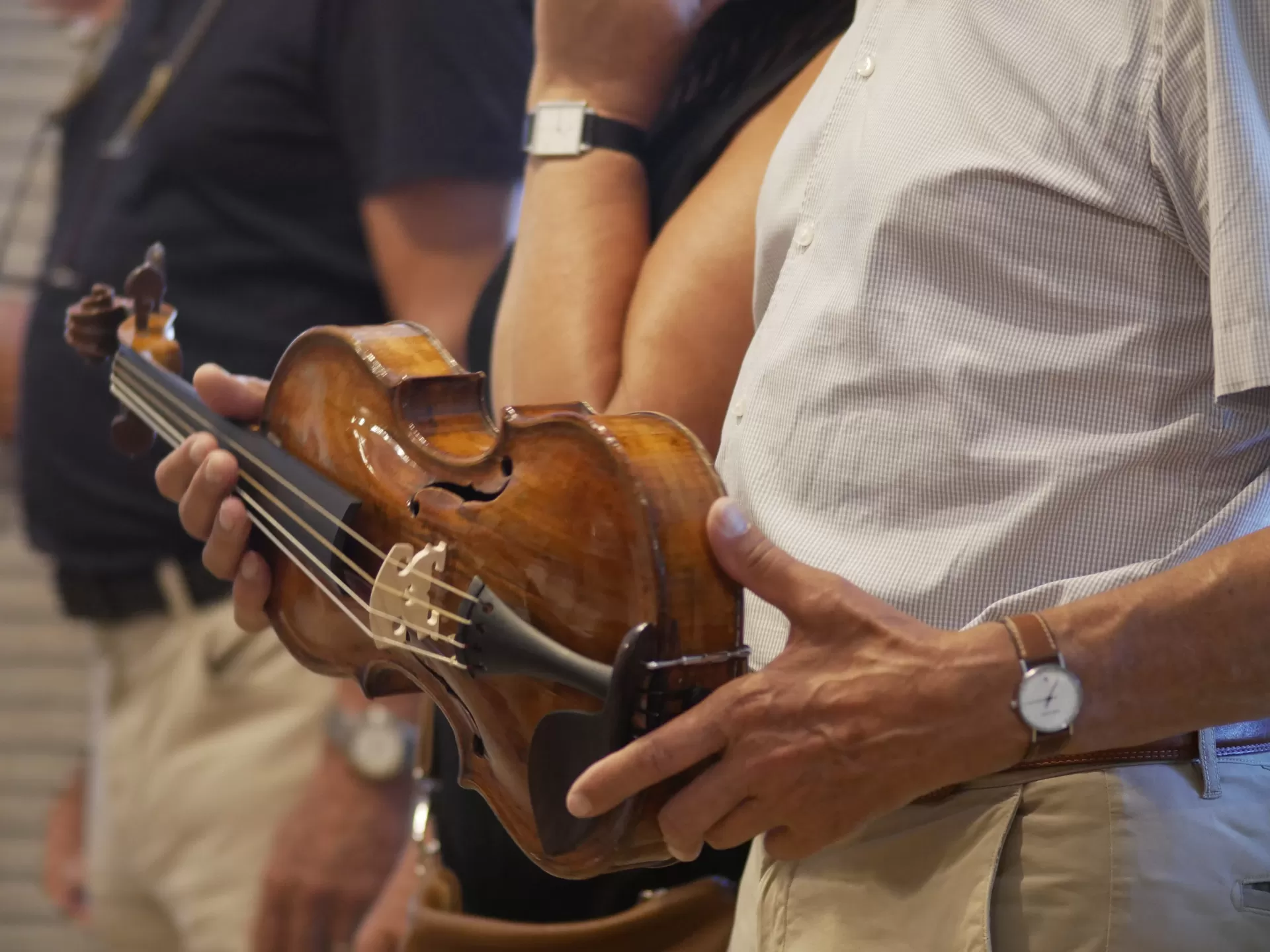 Besuch beim Geigenbauer Jacobi