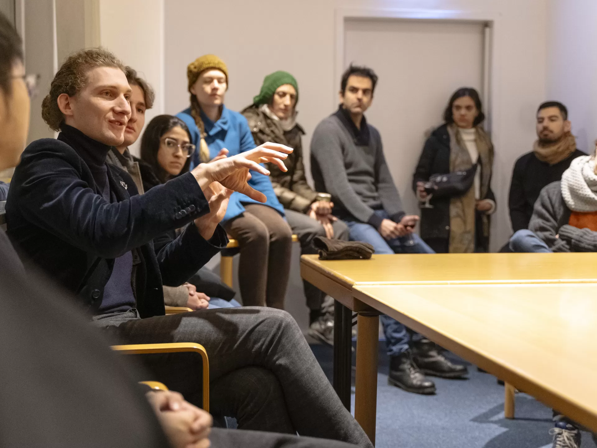 Stiftungsgastprofessur Komposition 2023/34 mit Blablabor, 1. Arbeitsinsel, Performance in KunstKulturKirche 