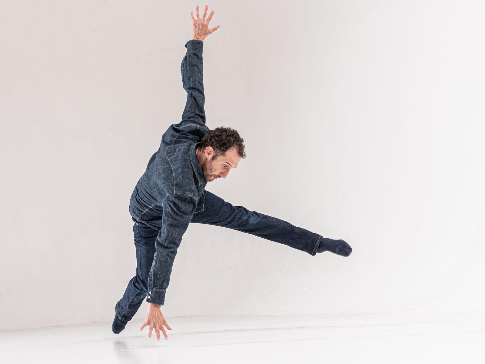 man falling