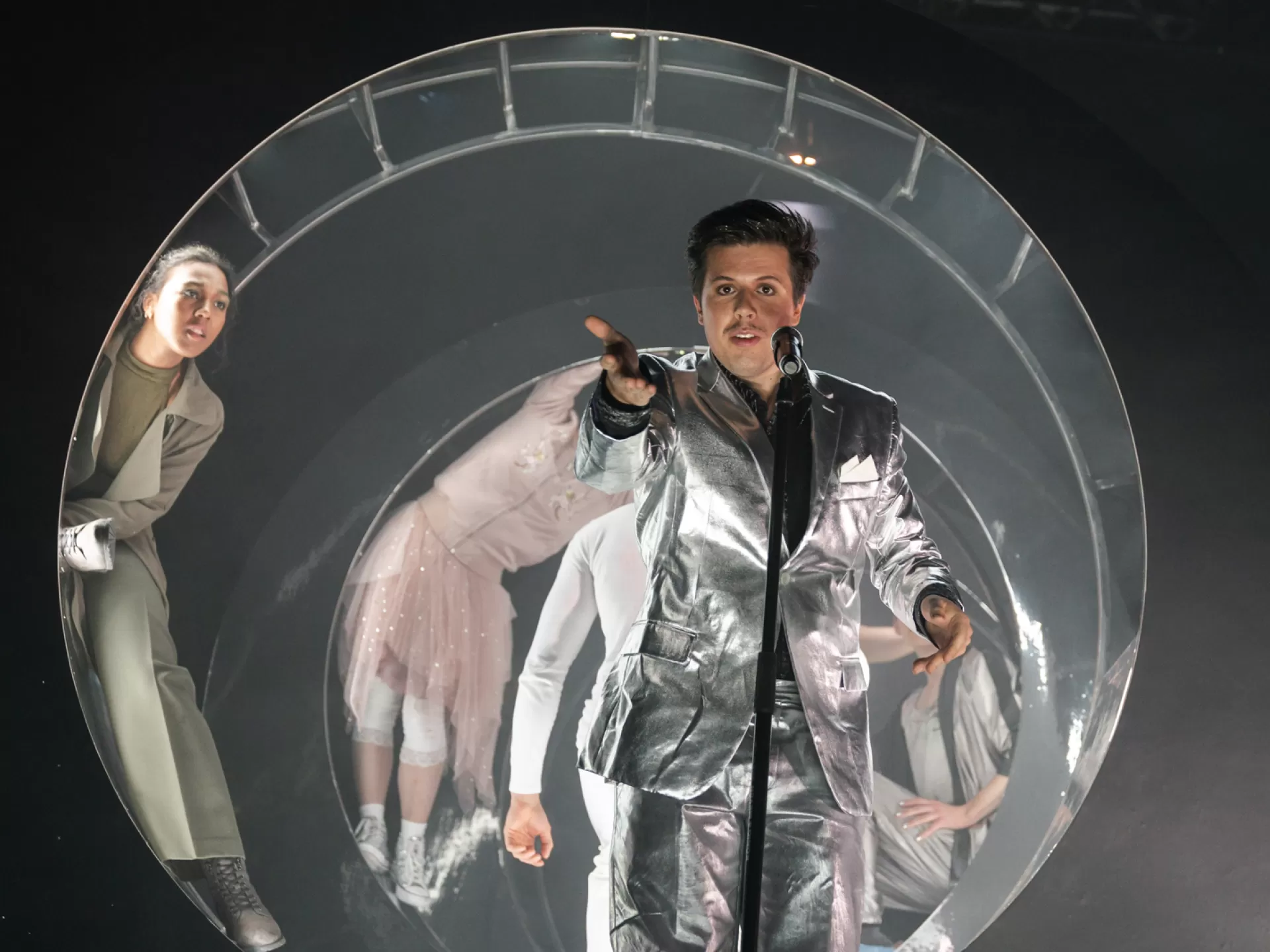 Alex Kapl in der Produktion Kokoro