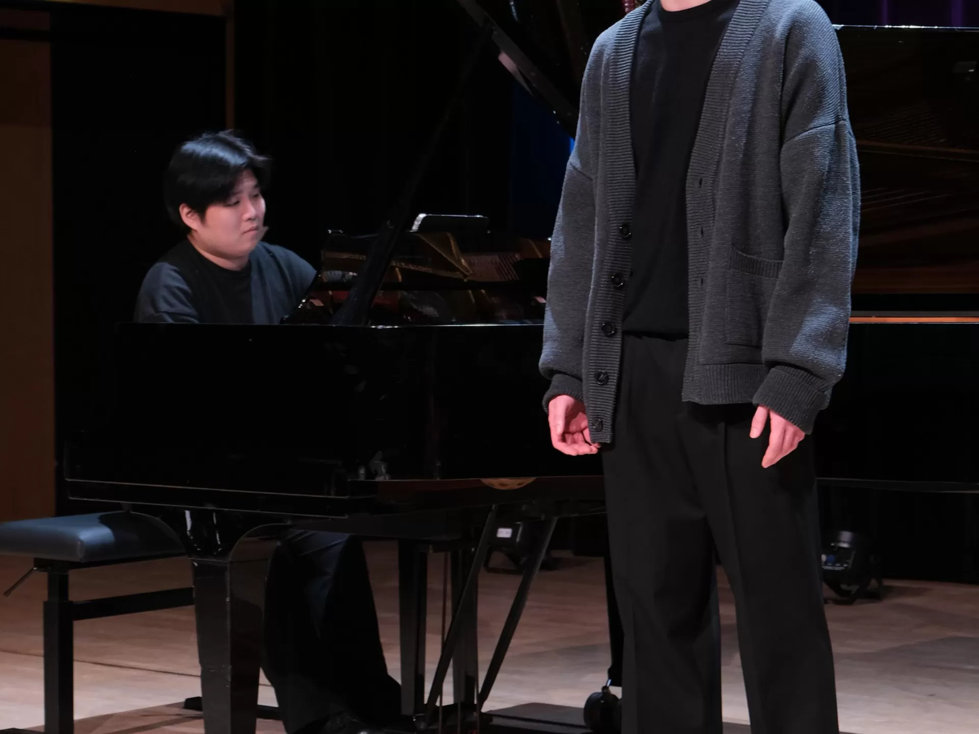 Gesangsbeitrag während der Vergabefeier für das Deutschlandstipendium