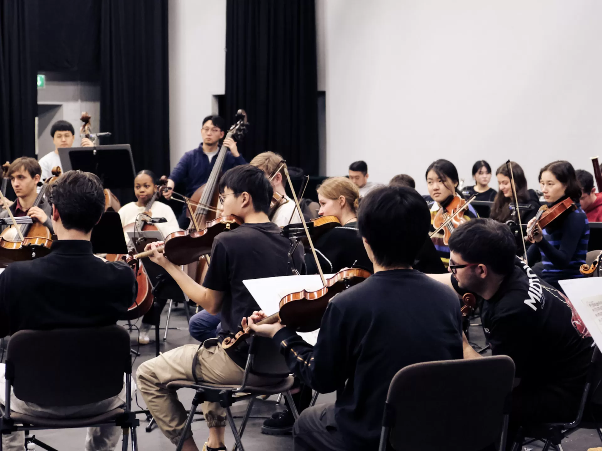 Probenszene im Frankfurt LAB