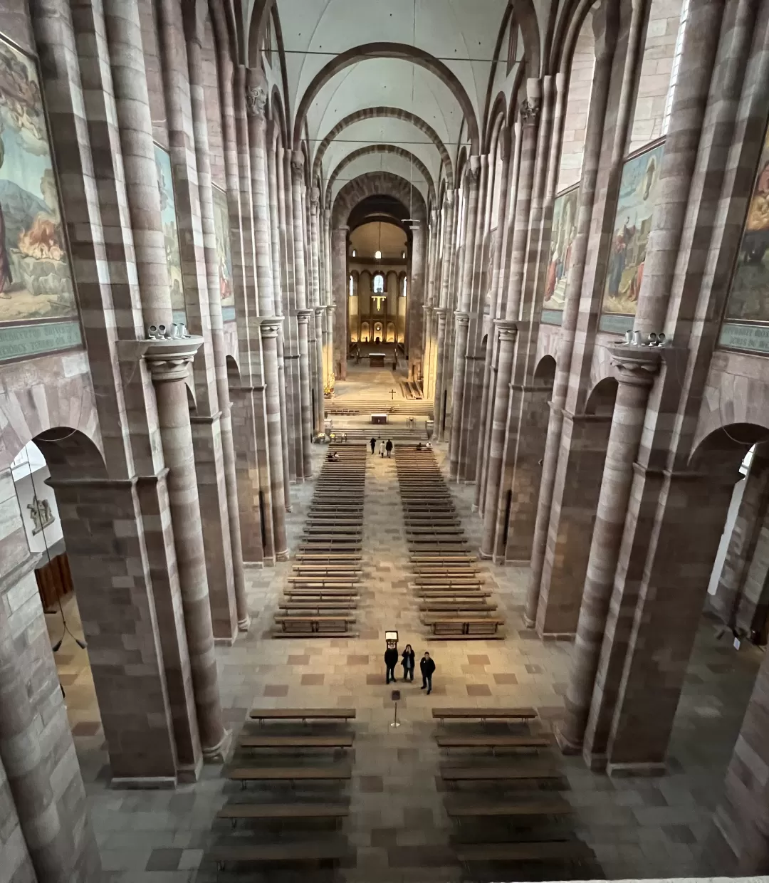 Blick von Orgelempore in den Speyerer Dom