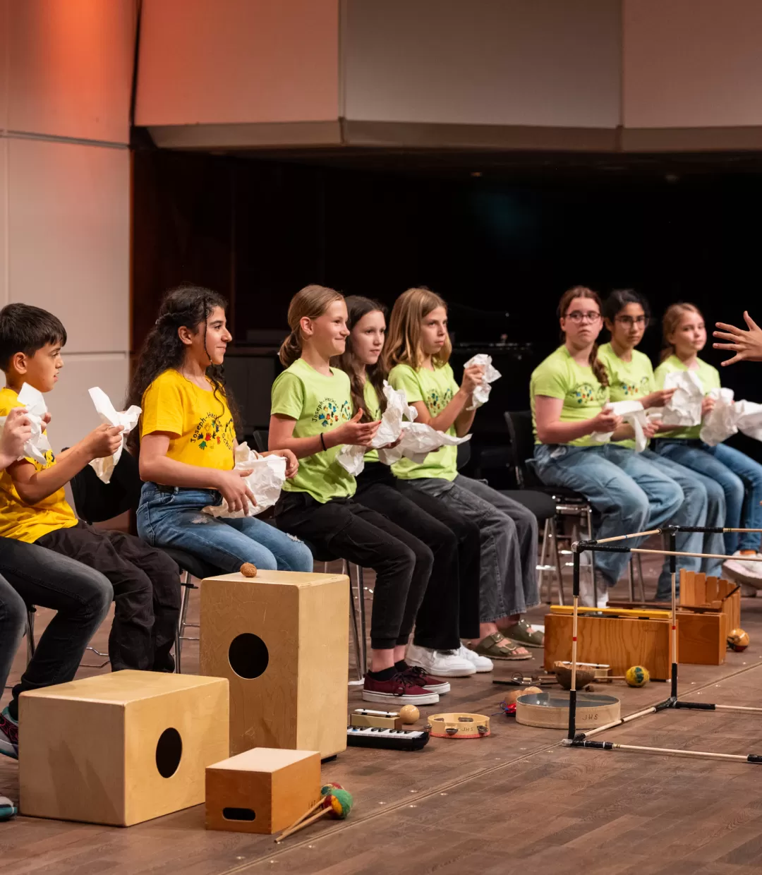 Auftritt einer Schulklasse