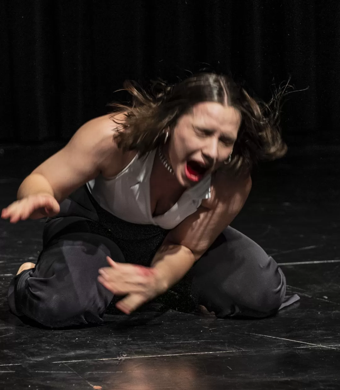 Hannah Lindner schreit