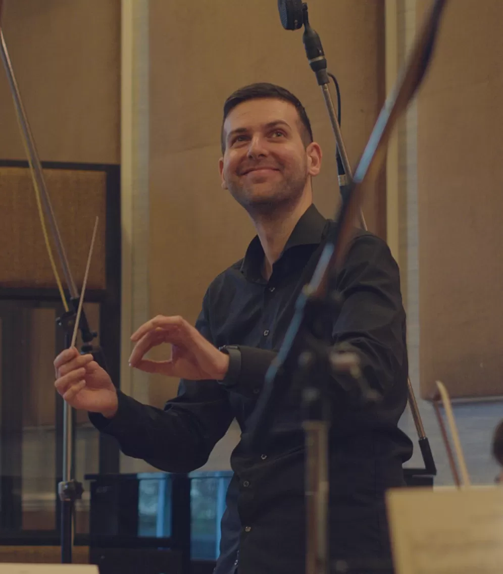 Levent Altuntas dirigiert in den Londoner RAK Studios