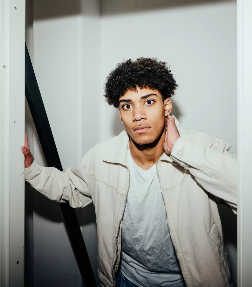 Portrait des Studenten Sharjil Khawaja.