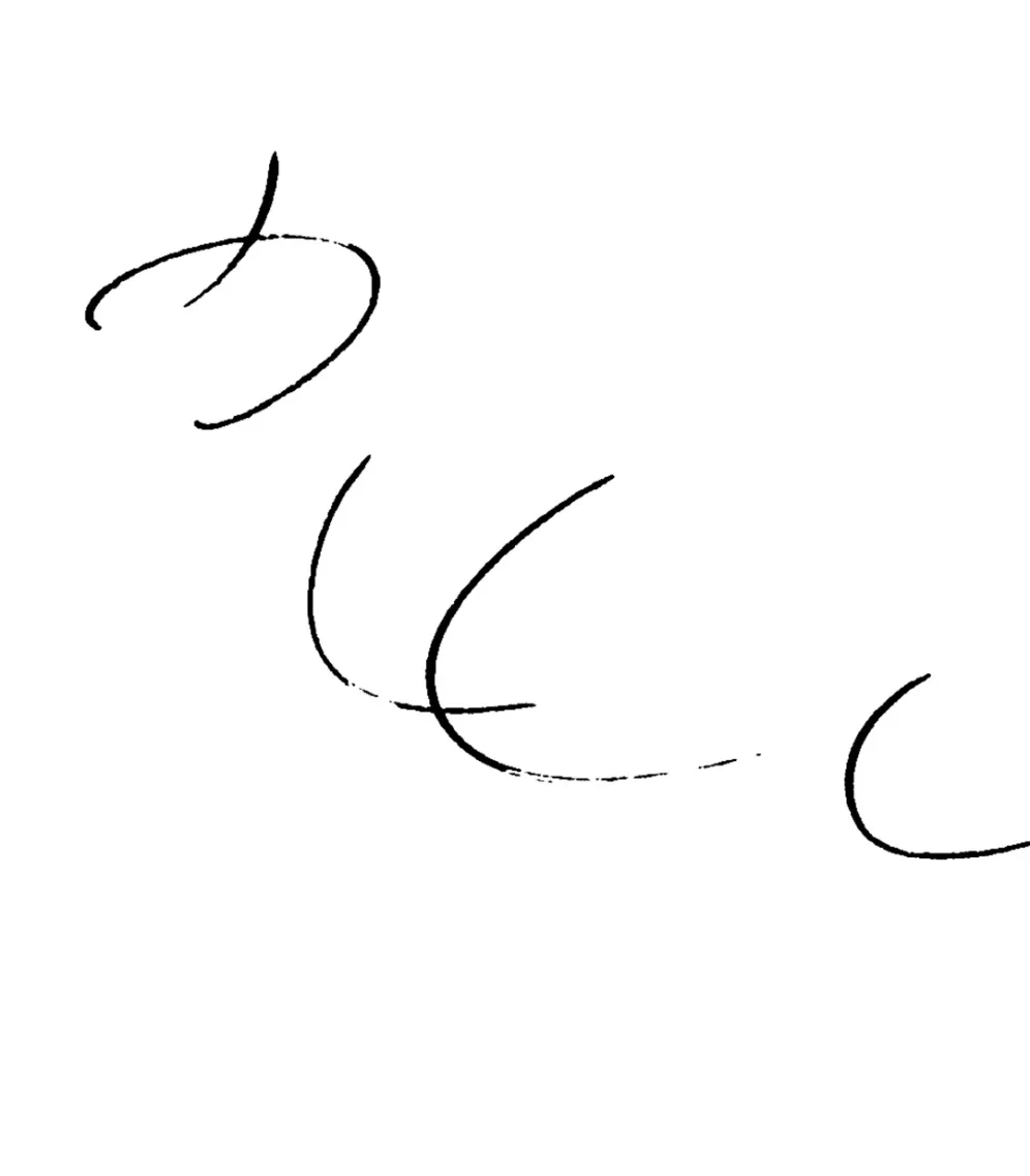 Abstrakte, zarte Illustration von bogenförmigen Bewegungen