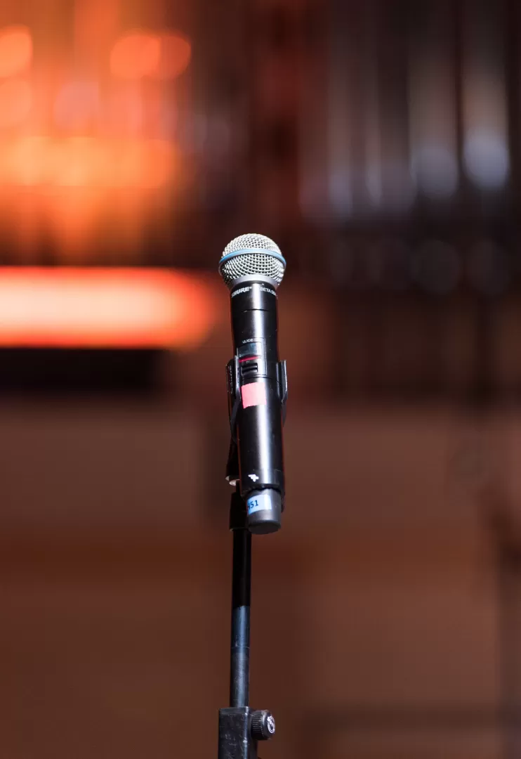 Ein Mikrofon