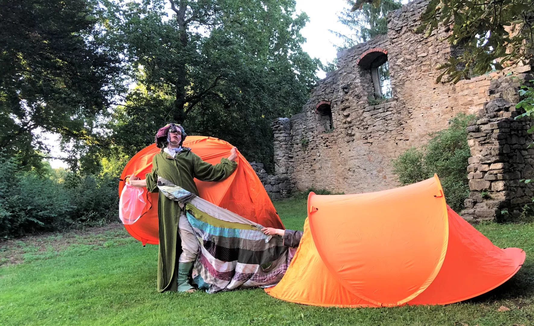 BA Tanz Studierende beim Kunstfest Weimar