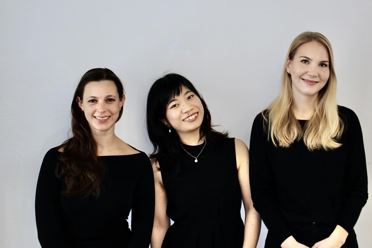 Die drei Musikerinnen des Trio Hannari