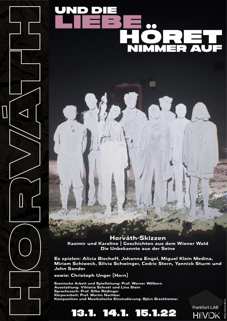 Plakat zum Vordiplom Schauspiel 2022