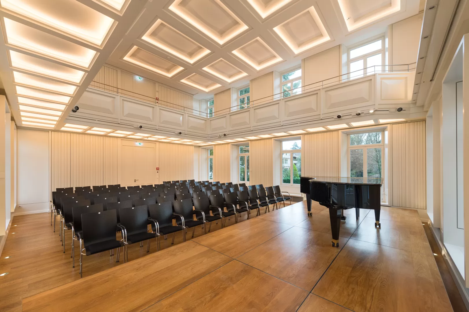 Der Ernst Max von Grunelius-Saal (Kammermusiksaal im Holzhausenschlösschen)