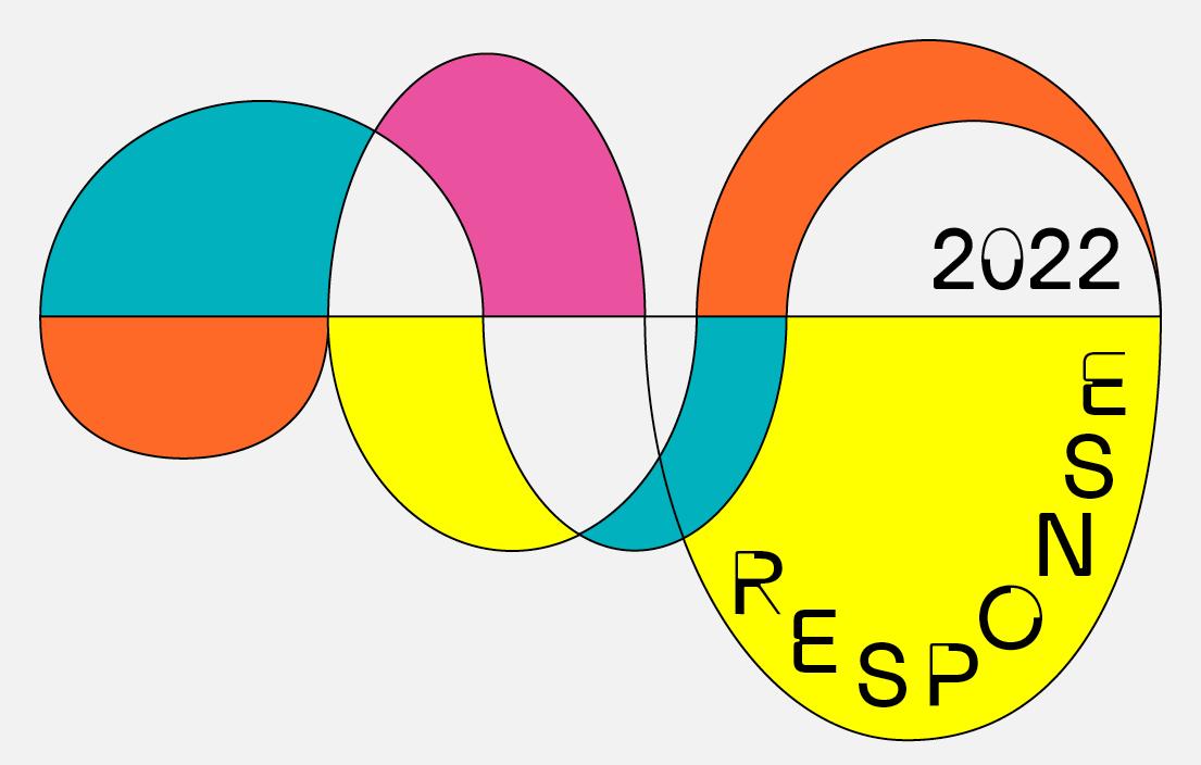 Eine Grafik mit bunten Schallwellen und dem Schriftzug Response 2022