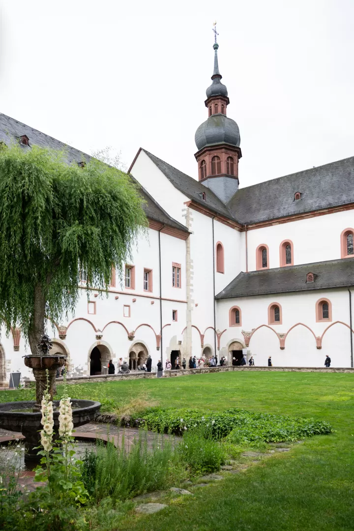 Außenansicht des Klosters Eberbach