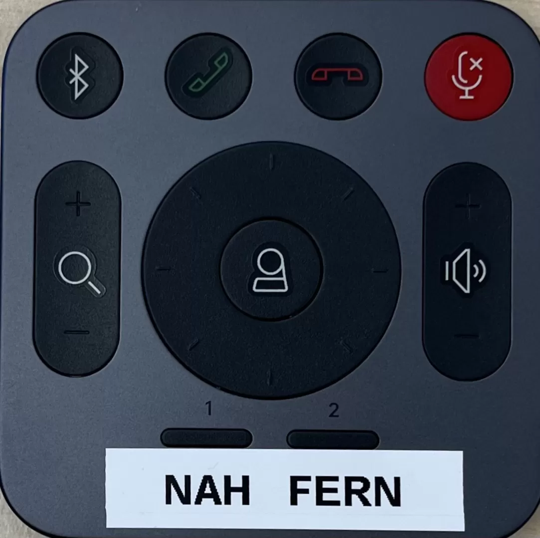 Bild zeigt, die Fernbedienung für die Kamera