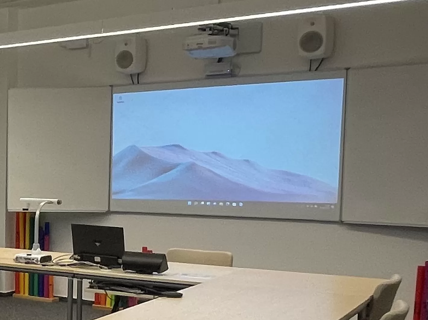 Bild zeigt die Digitale Tafel (Whiteboard)