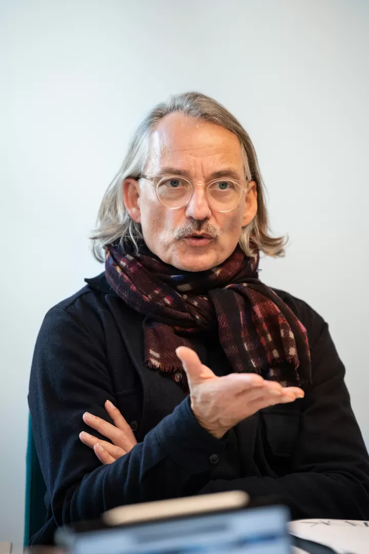 Sitzung des HfMDK-Präsidiums: Im Bild zu sehen ist Vizepräsident Prof. Ingo Diehl