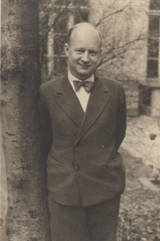 Schwarz-weiß Porträt von Paul Hindemith