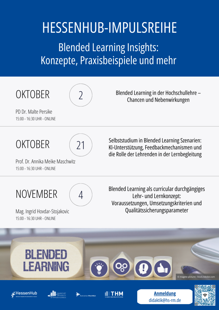 Der Flyer zur Veranstaltungsreihe gibt einen Überblick über die drei anstehenden Veranstaltungen.
