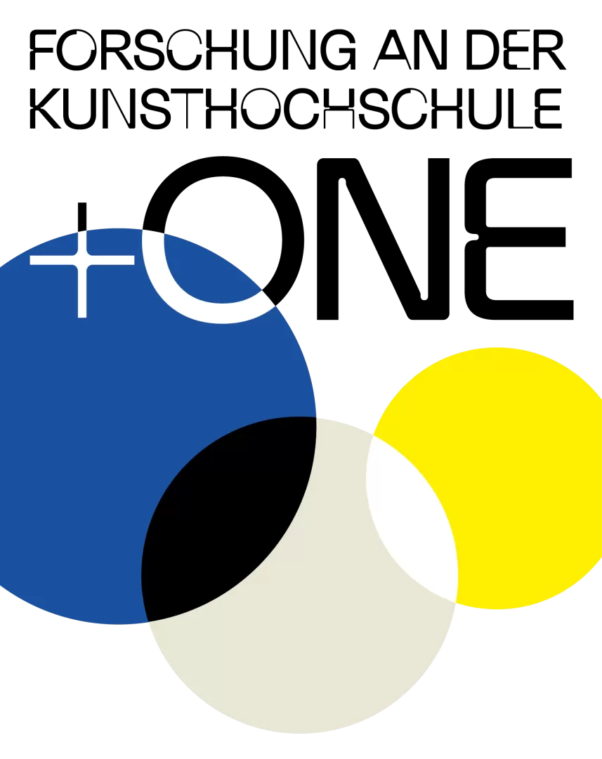 Unter der Überschrift "Forschung an der Kunsthochschule" finden sich drei große, sich überlagernde Kreise