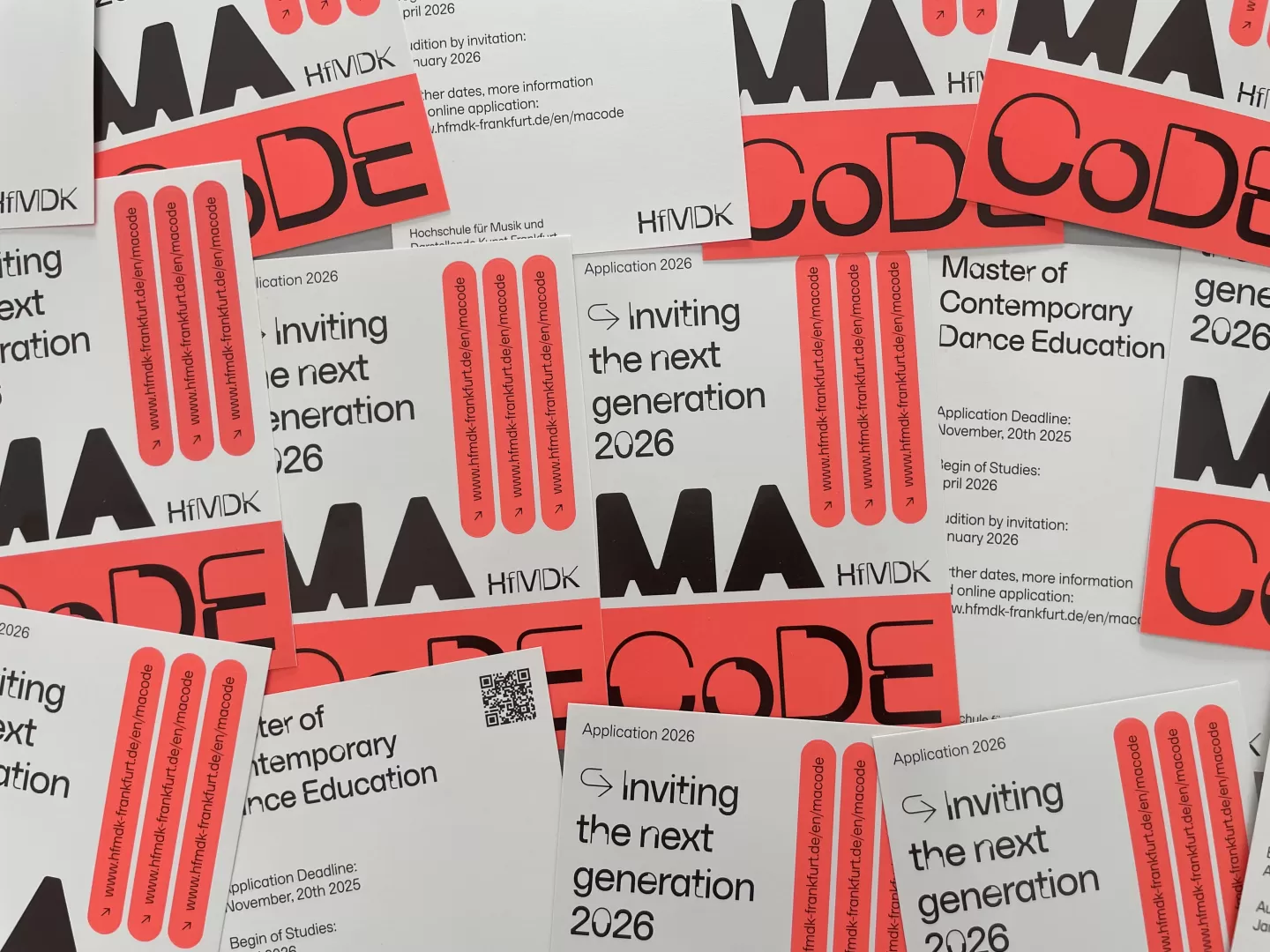 Postkarte Bewerbung MA CoDE 2026