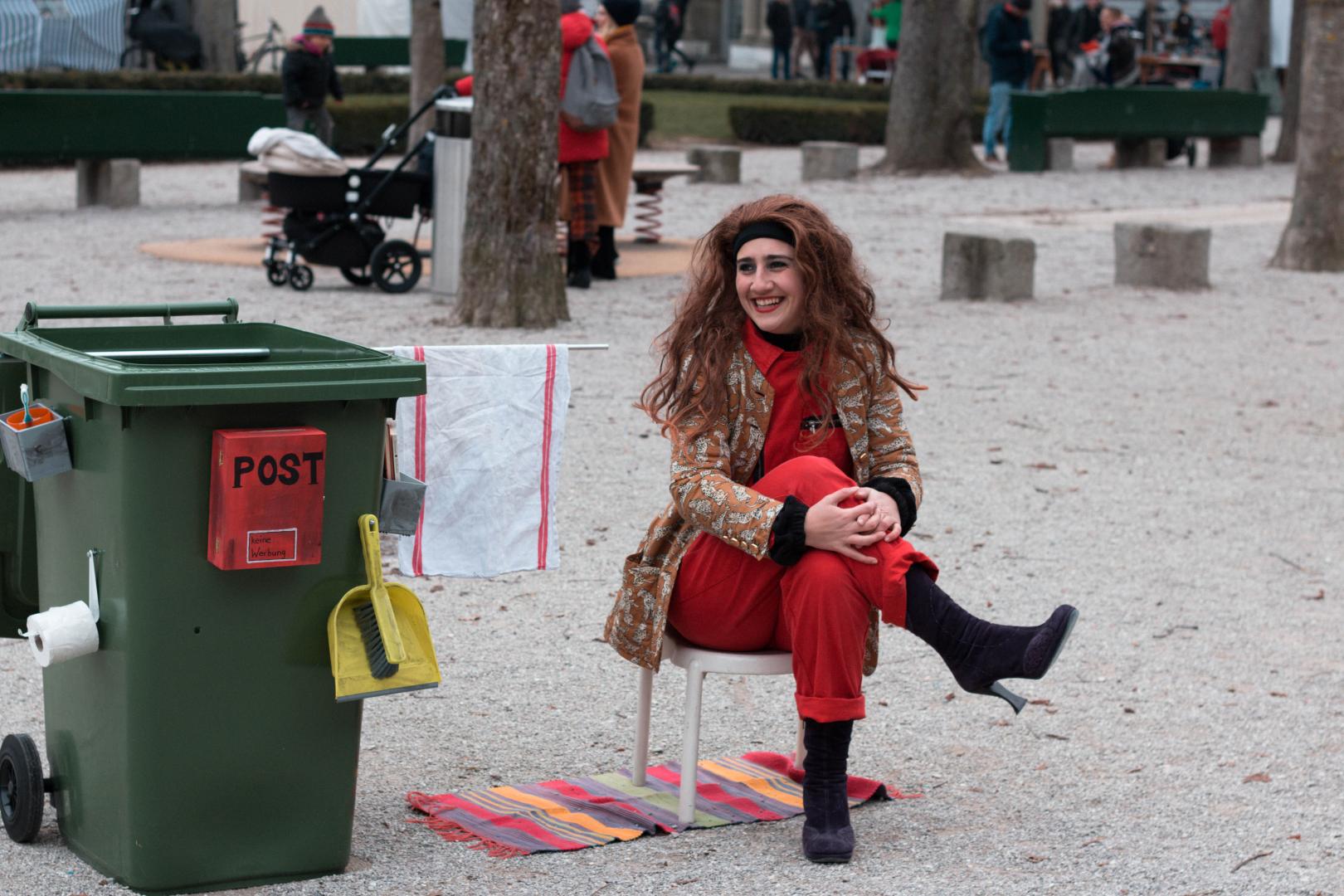 D`Kunst bi ig. Straßentheater