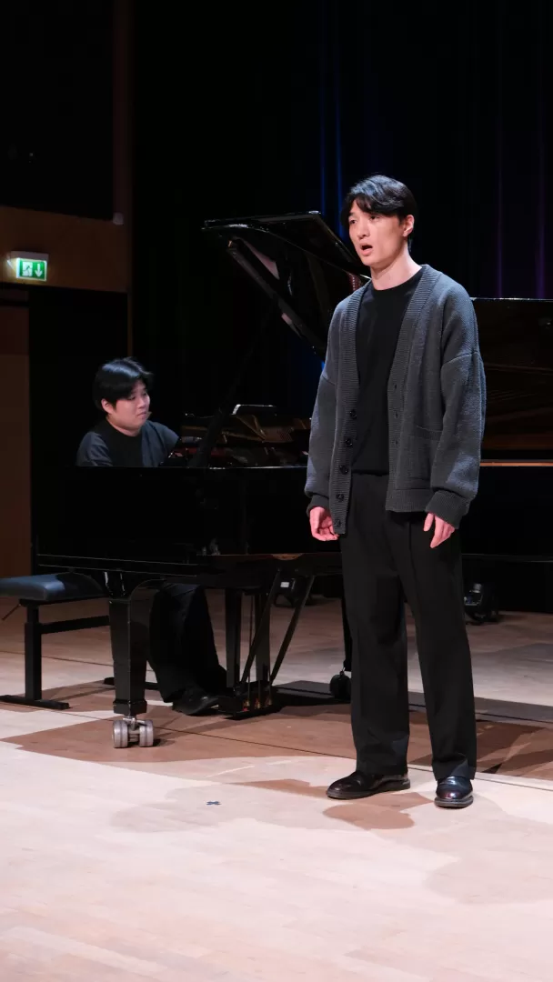 Gesangsbeitrag während der Vergabefeier für das Deutschlandstipendium