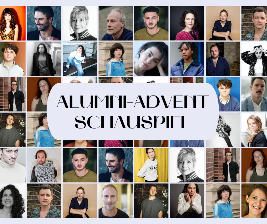 Fotoübersicht mit Portraits der am Alumni-Advent teilnehmenden Personen.
