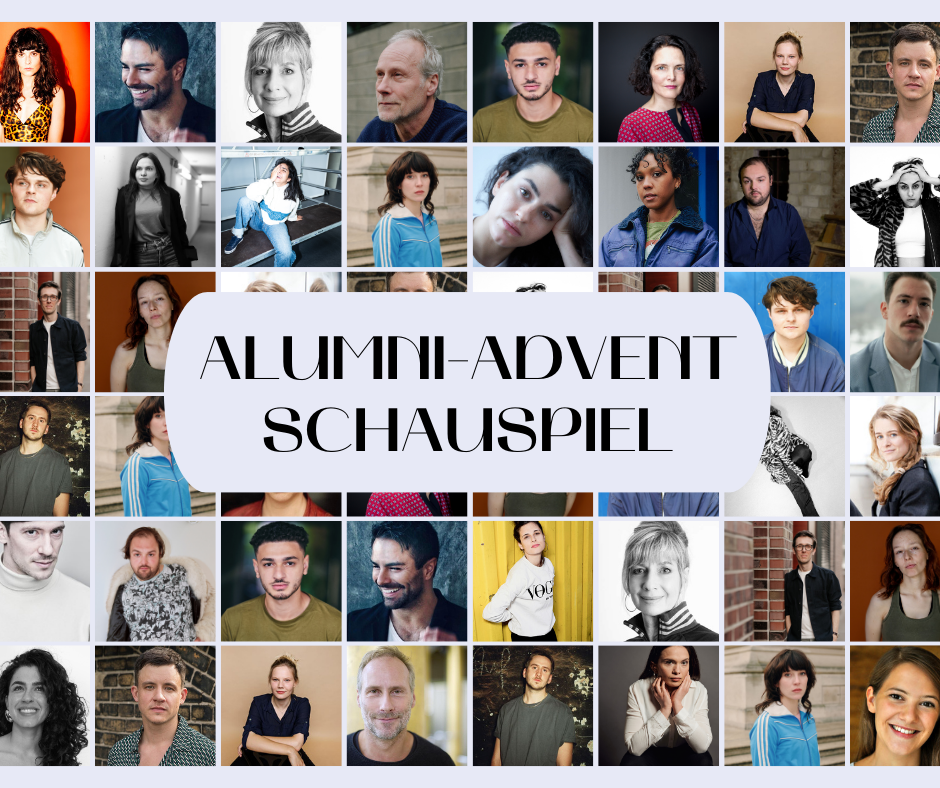 Fotoübersicht mit Portraits der am Alumni-Advent teilnehmenden Personen.