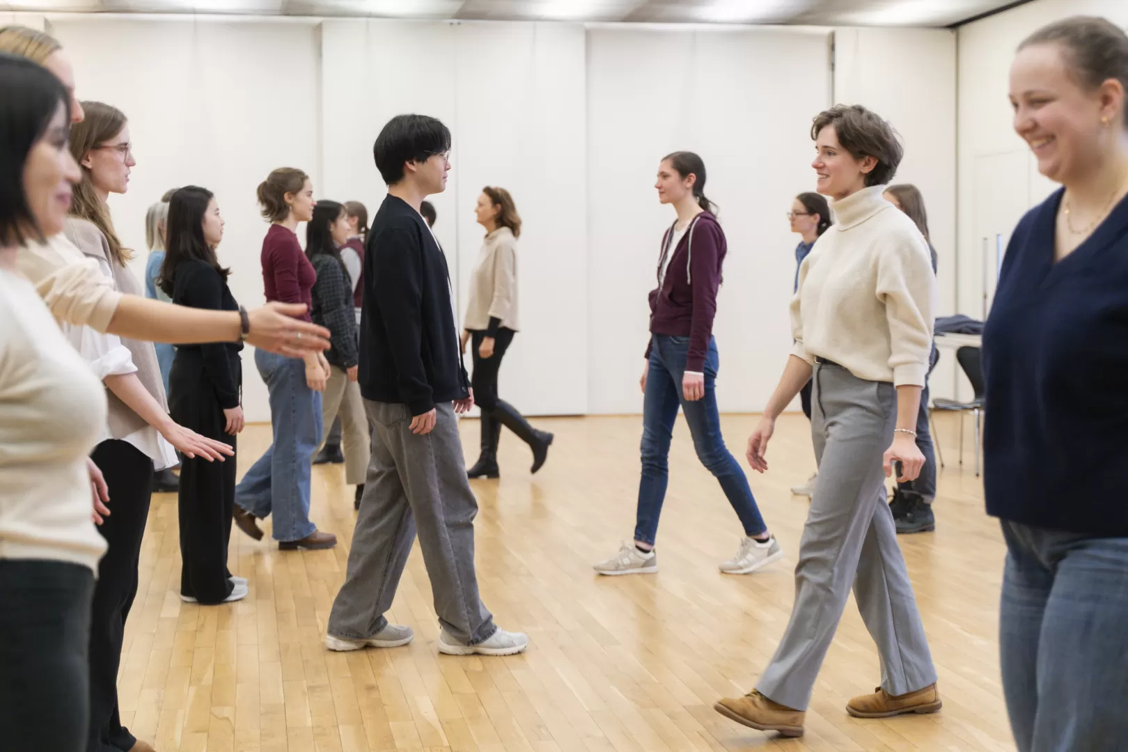 Teilnehmende des Bewegungsworkshops