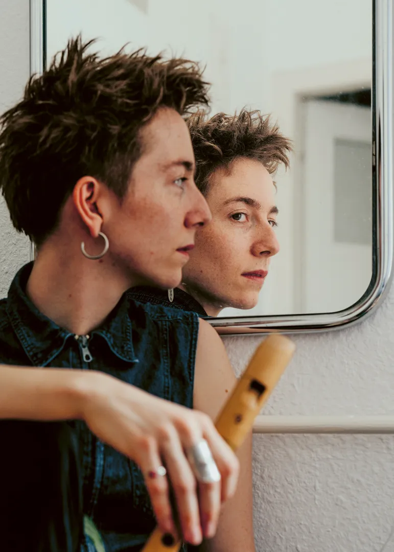 Foto des Spiegelbilds von Anouk Krüger