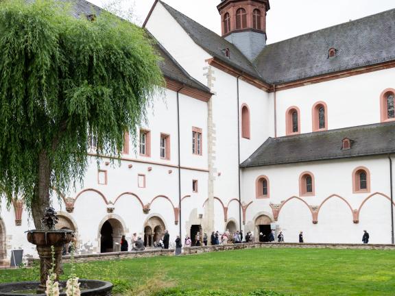 Außenansicht des Klosters Eberbach