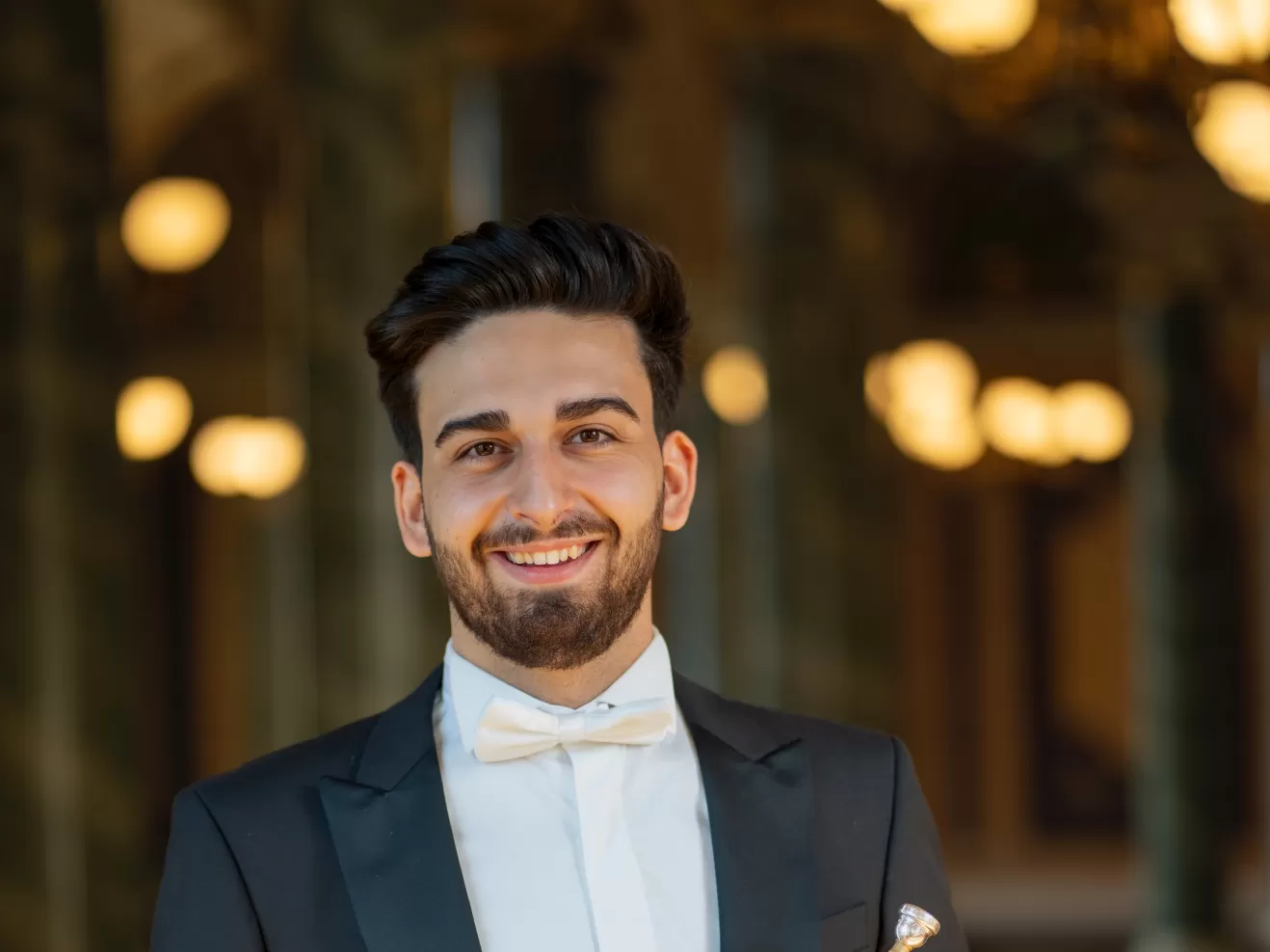 Porträt mit Trompete von Alberto Romero