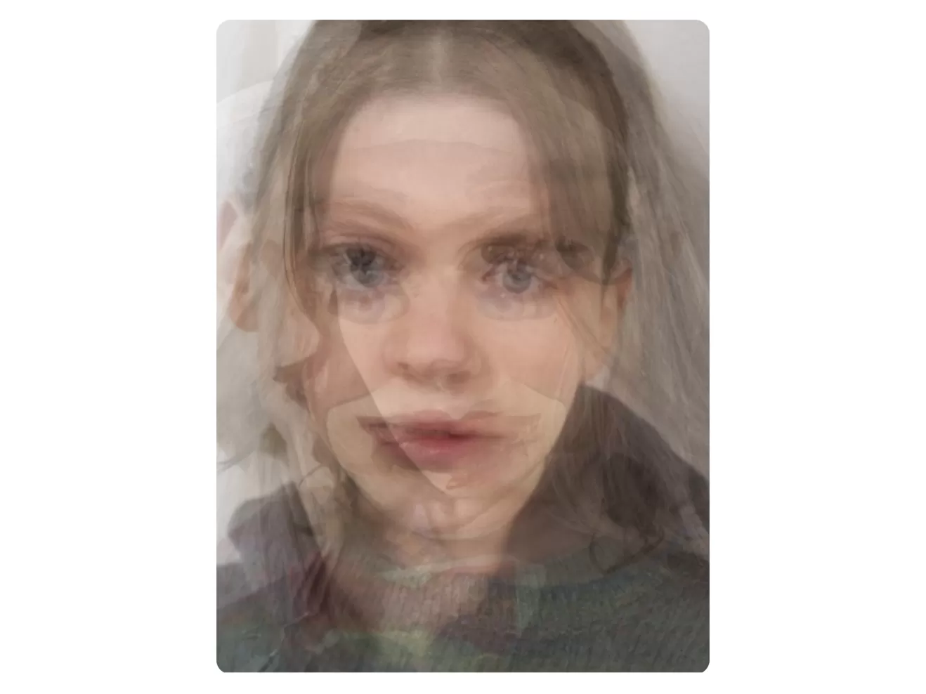 Collage aus Portraits alles Studierenden des 2. Jahrgangs Schauspiel.