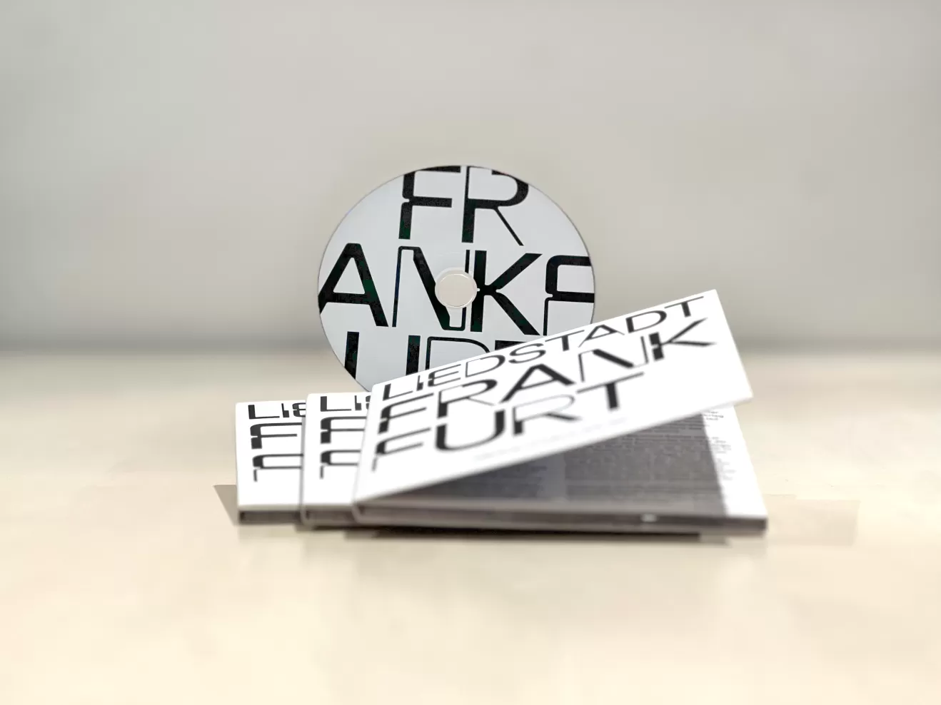 Foto der CD "Liedstadt Frankfurt" mit dazugehöriger CD-Hülle