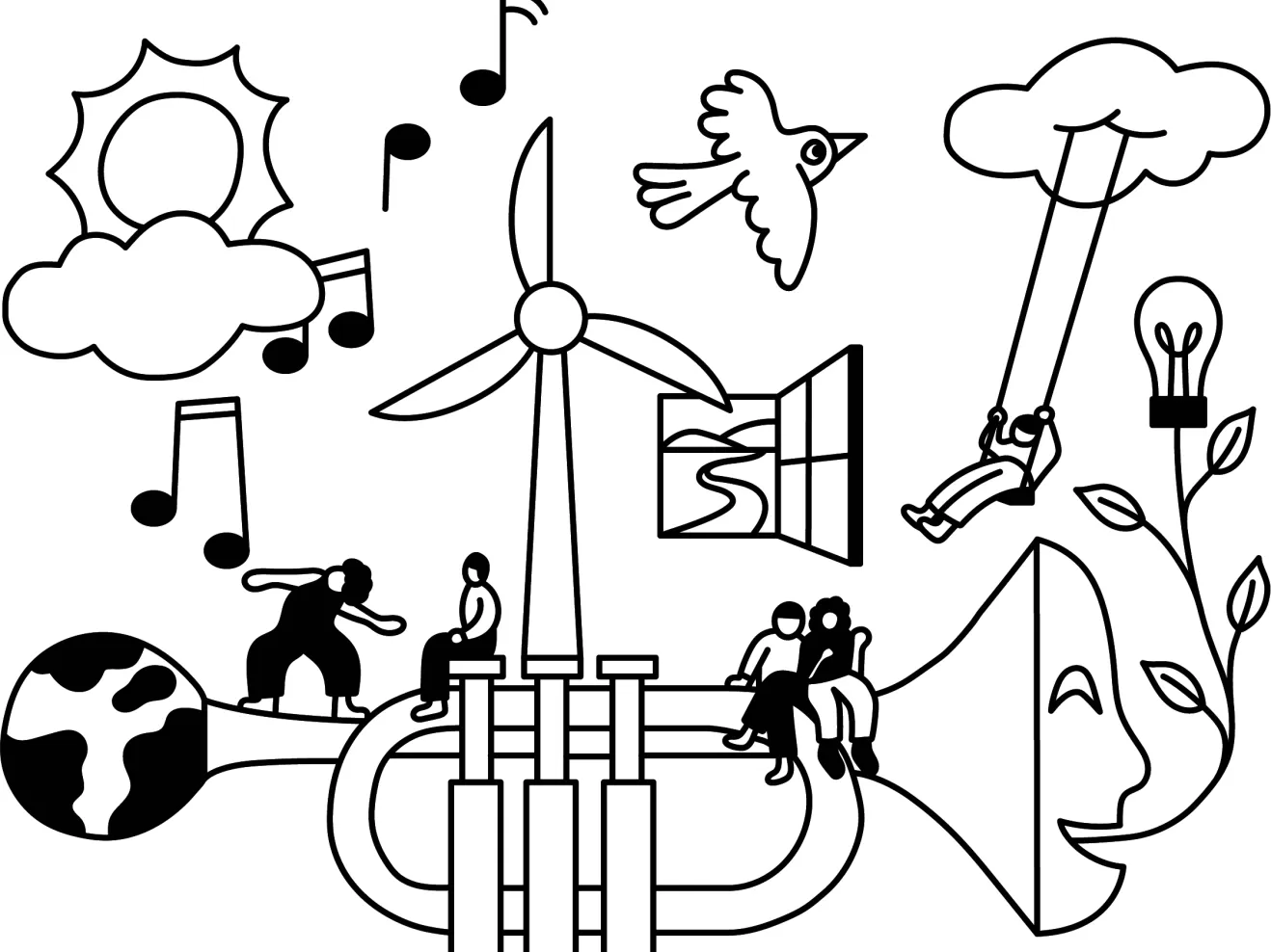 Nachhaltigkeit Schwarz