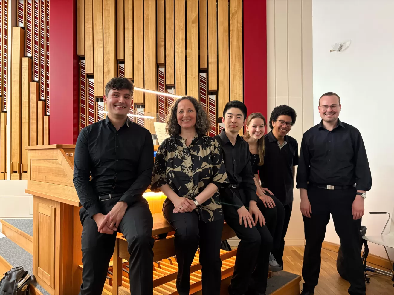 Gruppenfoto der Organist*innen