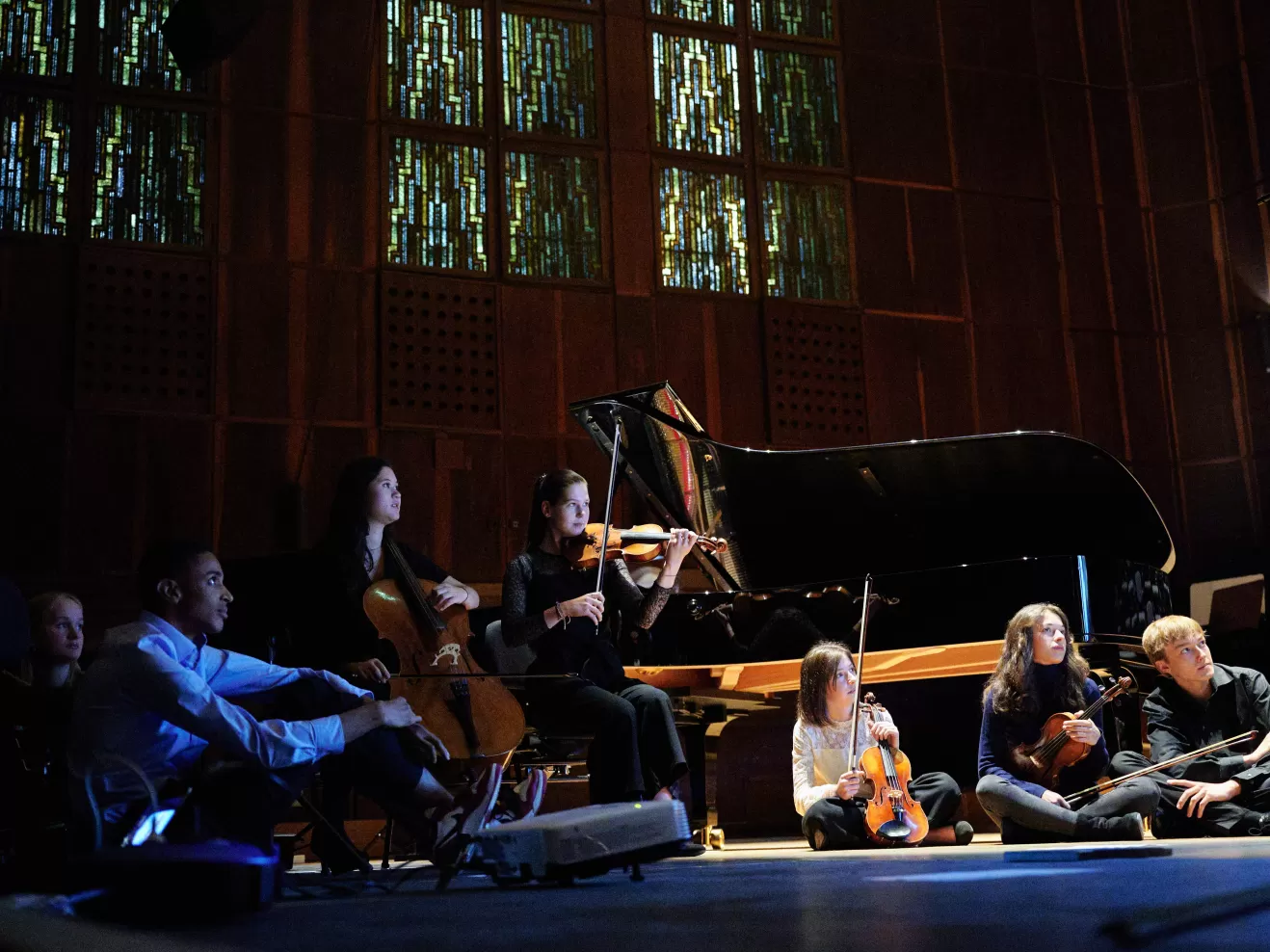 Gruppe Jungstudierender