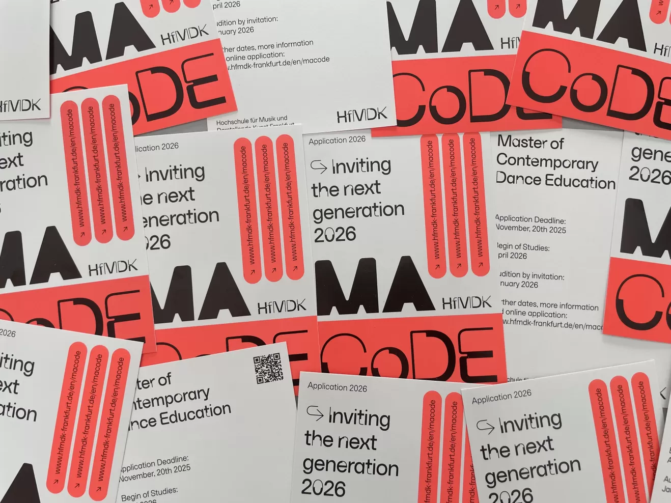 Postkarte Bewerbung MA CoDE 2026