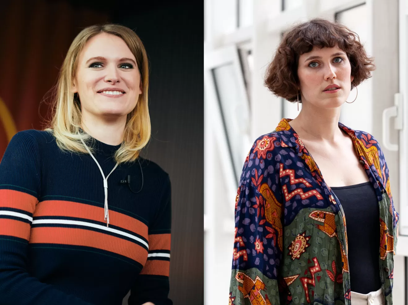 Portraitfotos von Julia Mihály und Alina Huppertz