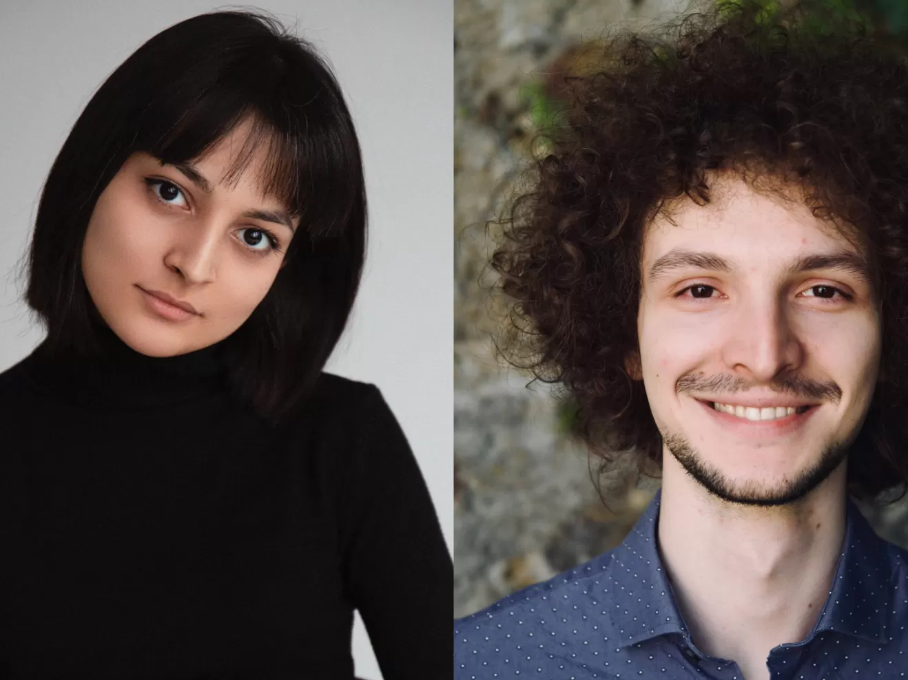 Porträtfotos von Mariia Kurtynina und Adreas Stöger