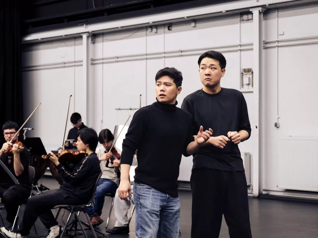 Probenszene im Frankfurt LAB