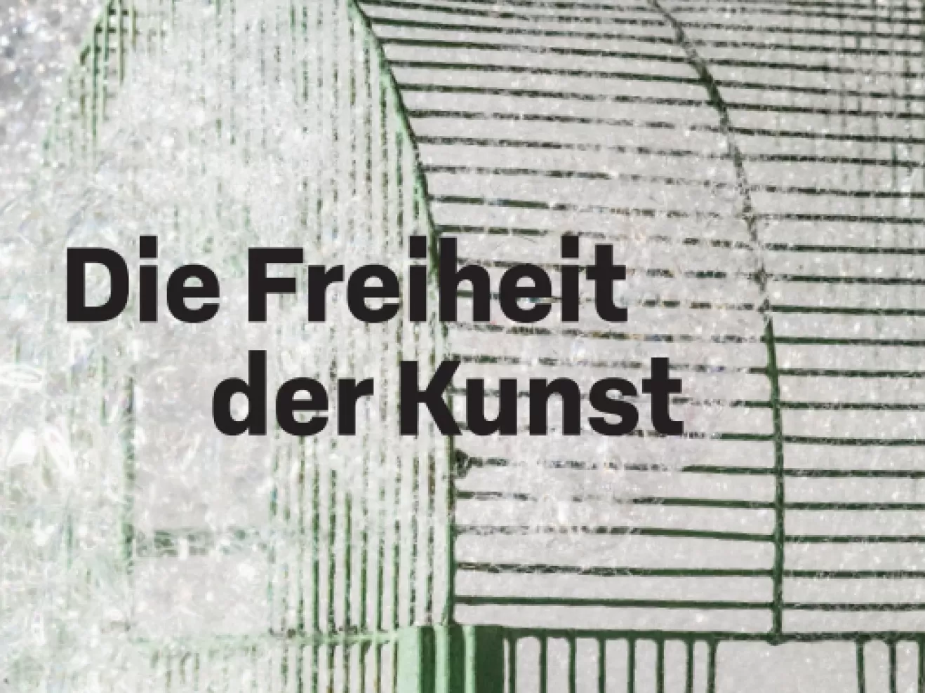 Schaum in einem Vogelkäfig als Plakatmotiv für die Ringvorlesung.