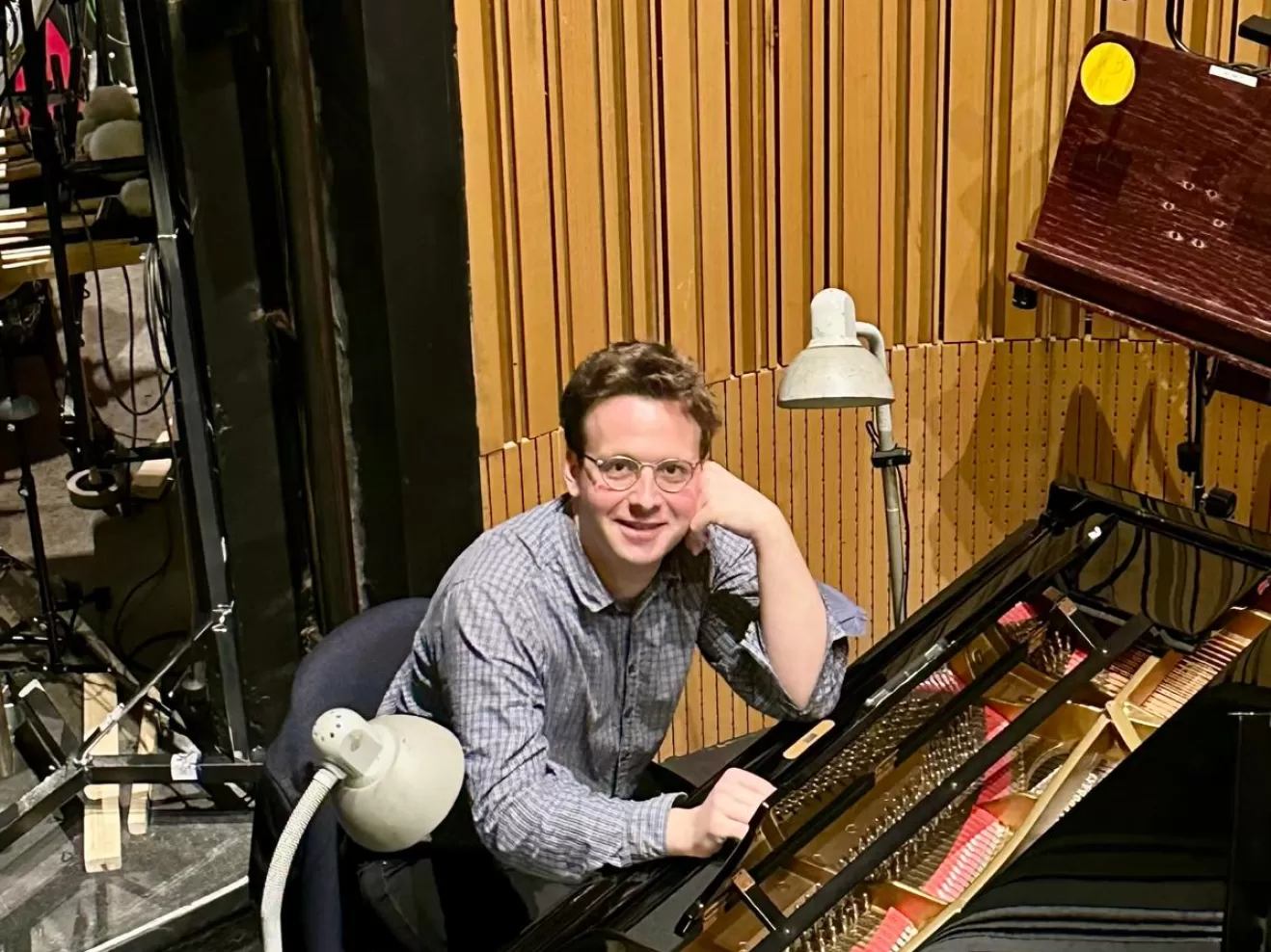 Klaus Jakob Vleeming beim Musizieren