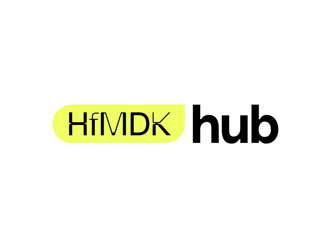 Das Logo des HfMDK hub